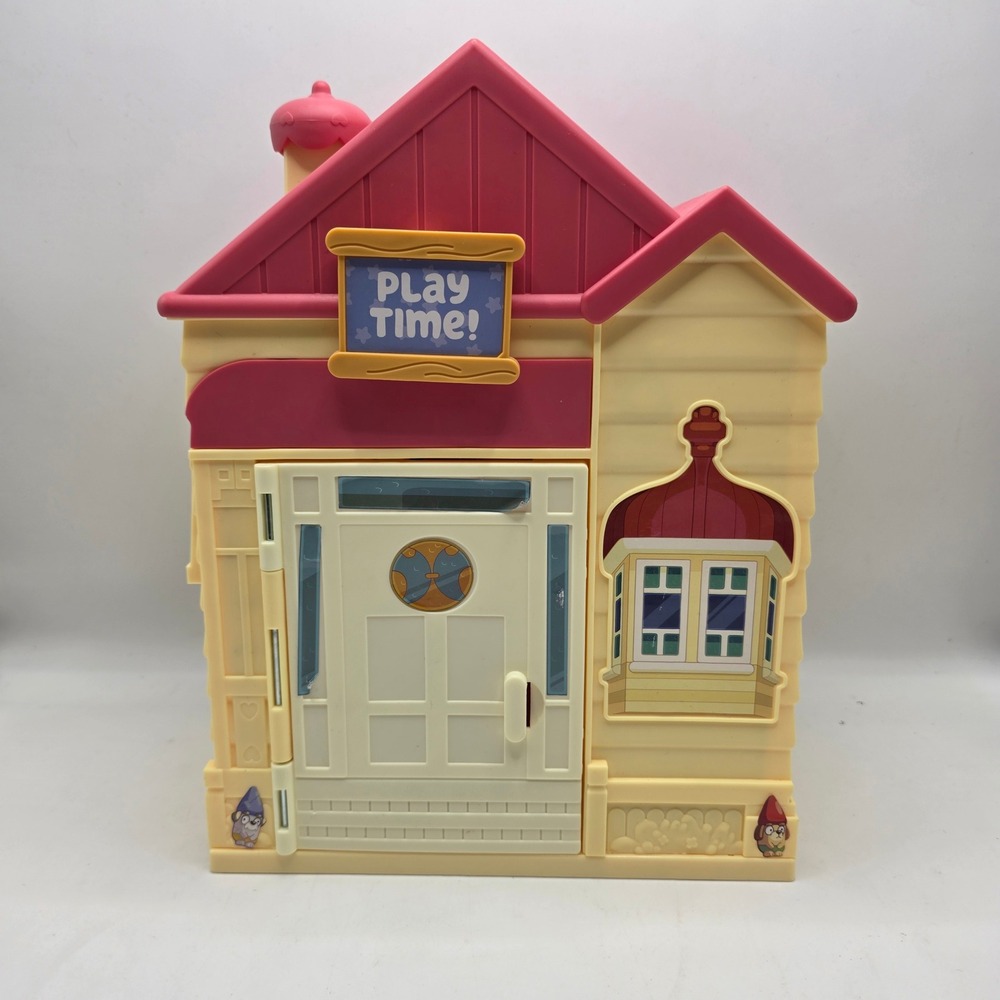 Bluey Playhouse Fold Out House Play Set Figures Accessories Play Time Toy Lot